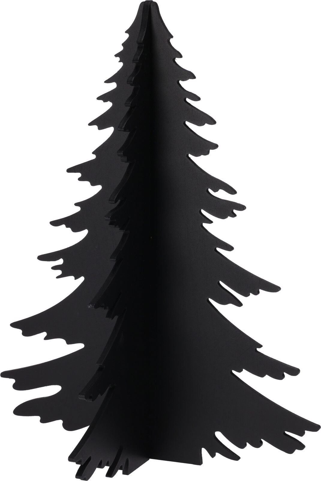 Boom hout kd 43 cm zwart kerstversiering - Nampook