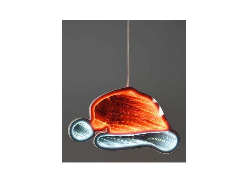 Led spiegel kerstmuts, 15 cm - Hortus