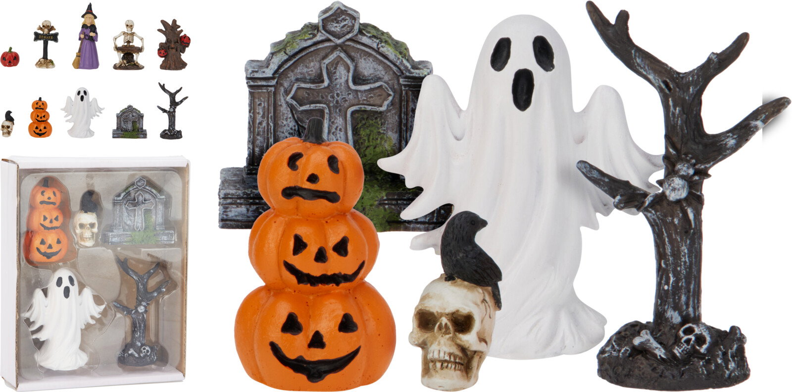 Halloween figuren set 5sts 1 stuk Nampook - Nampook