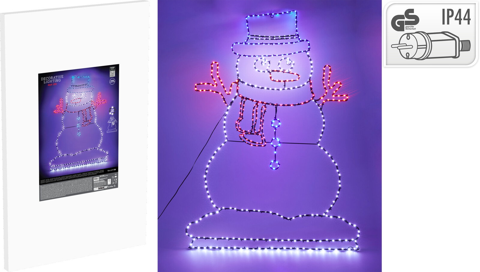 Sneeuwpop 117 cm 464 led Nampook - Nampook