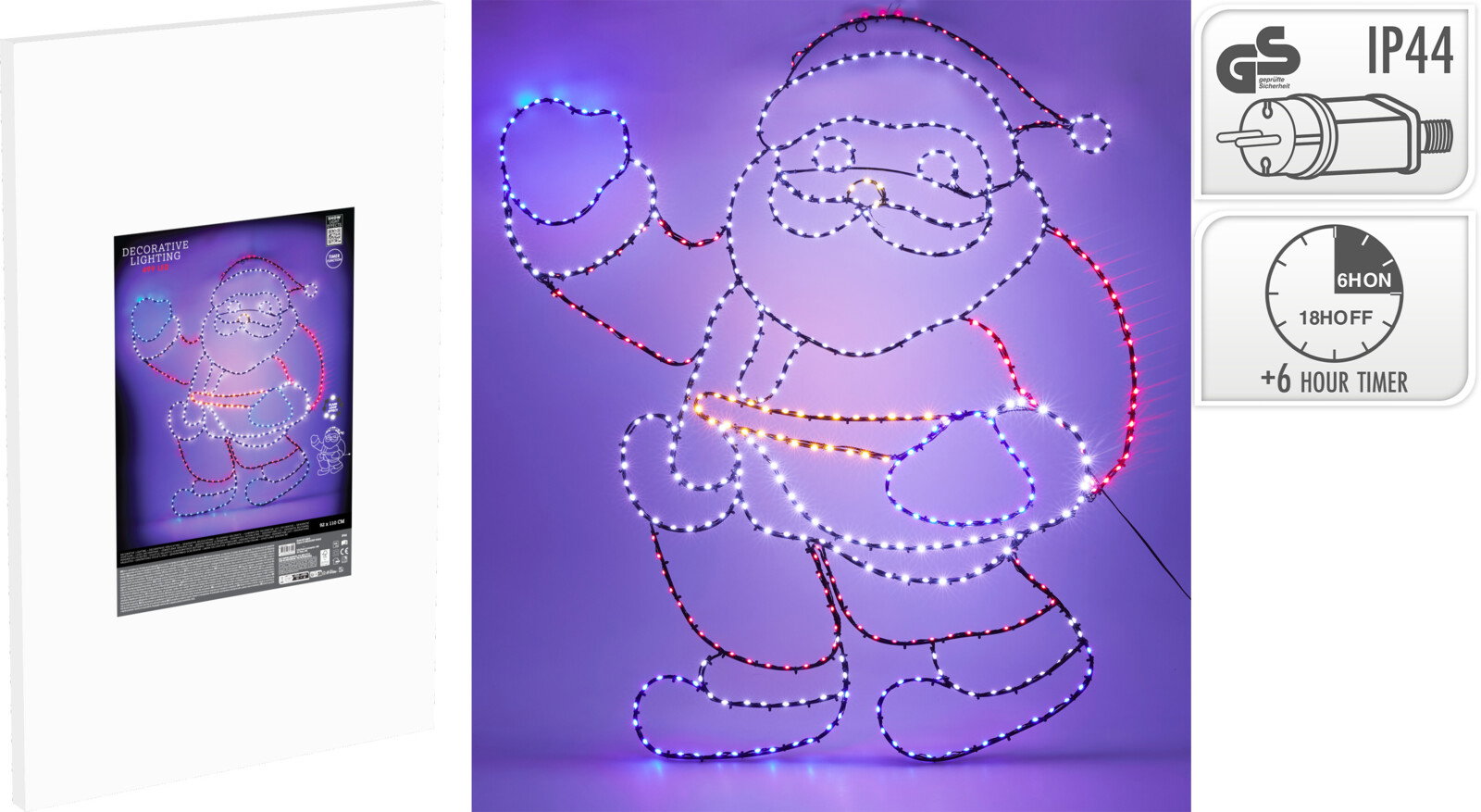 Kerstman 110 cm 499 led Nampook - Nampook