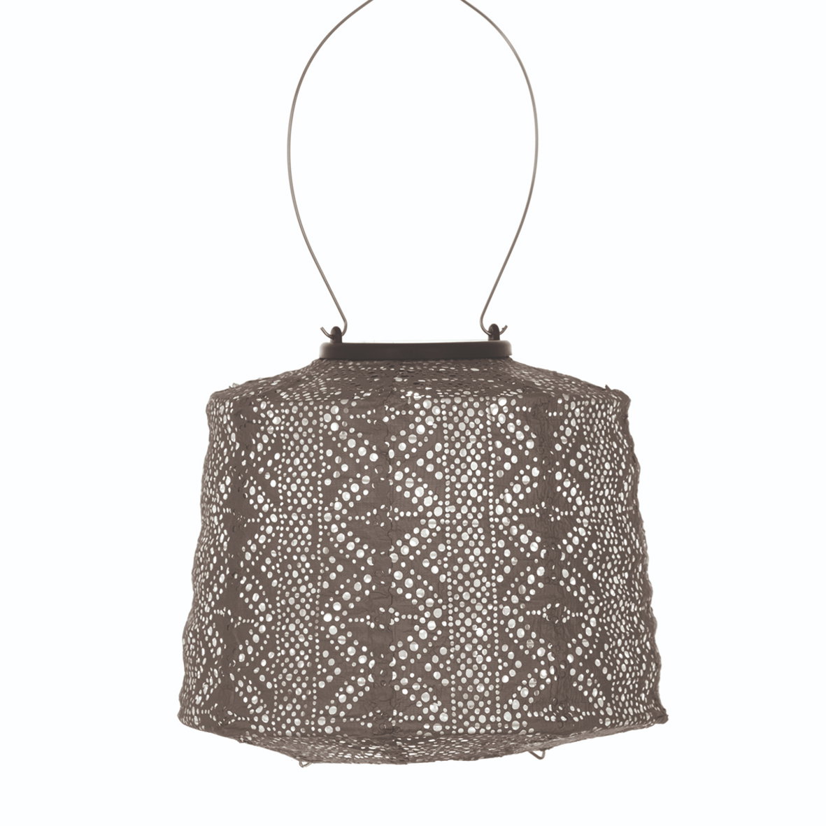 Lampshade 20 Lace Taupe Solar lampion Lumiz - Lumiz