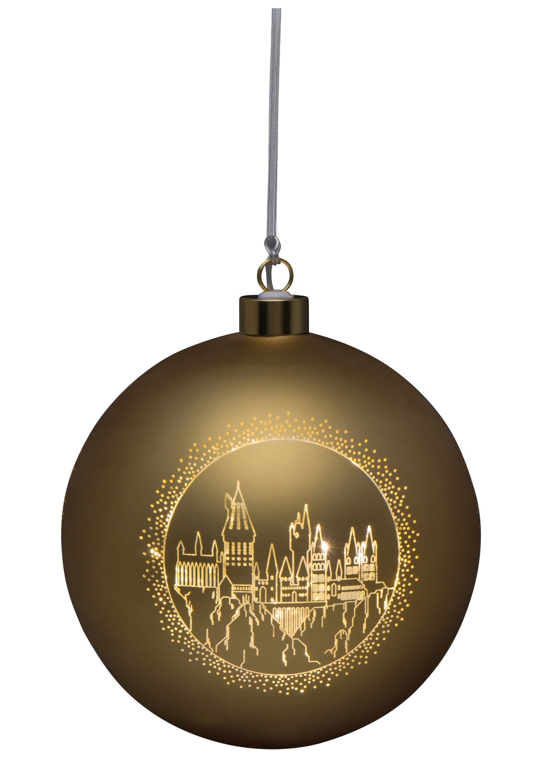 Verlichte kerstbal glas Harry Potter groot 15 cm Disney - Disney