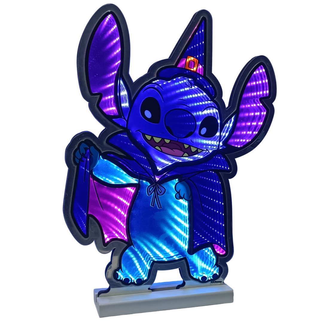 Verlichting decoratie spiegeleffect Stitch Halloween 40 cm Disney - Disney