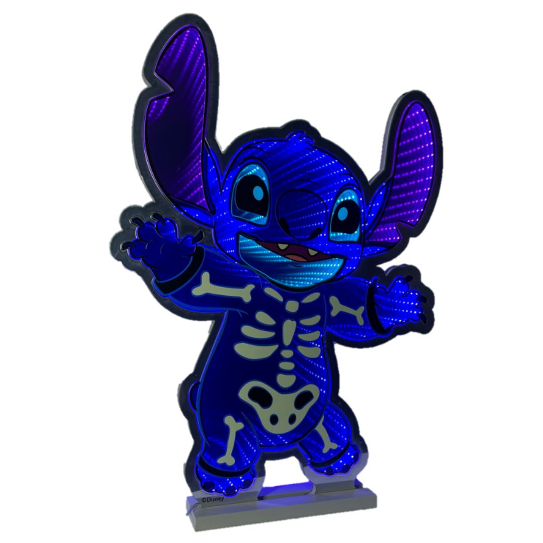Verlichting decoratie spiegeleffect Stitch Halloween 65 cm Disney - Disney