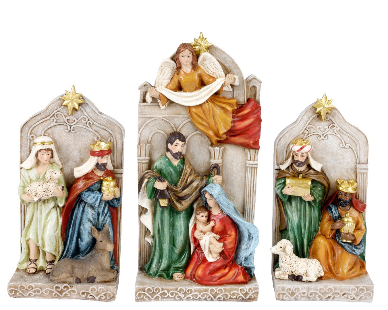 Kerststal 30.5x6x25 multi Decoris - Decoris