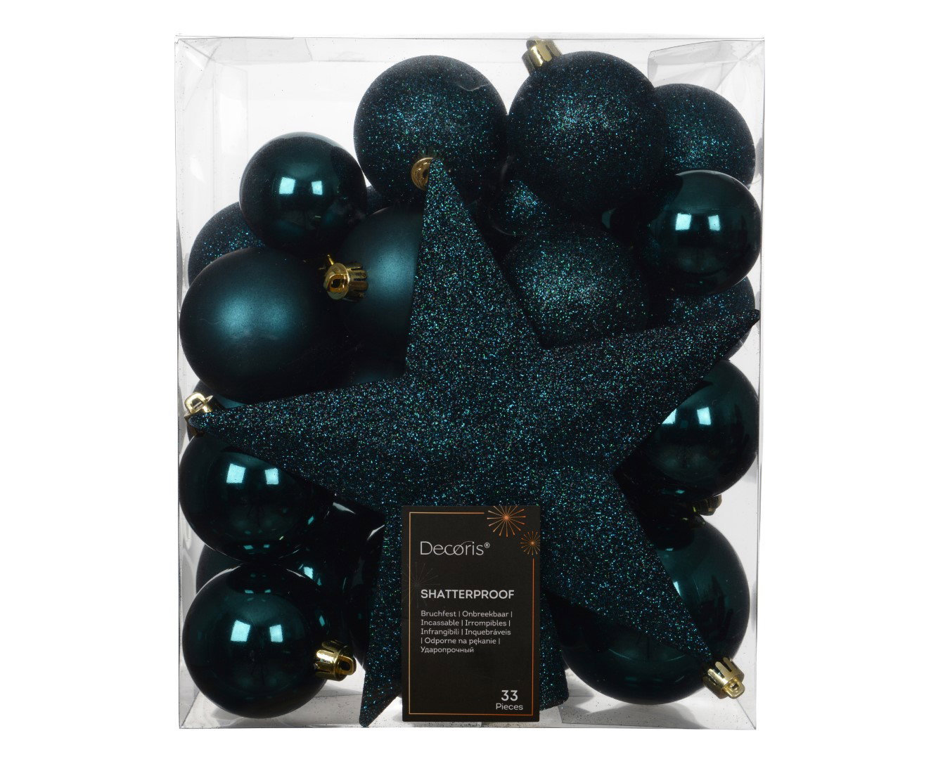 Kerstballen d8h groen I Decoris - Decoris