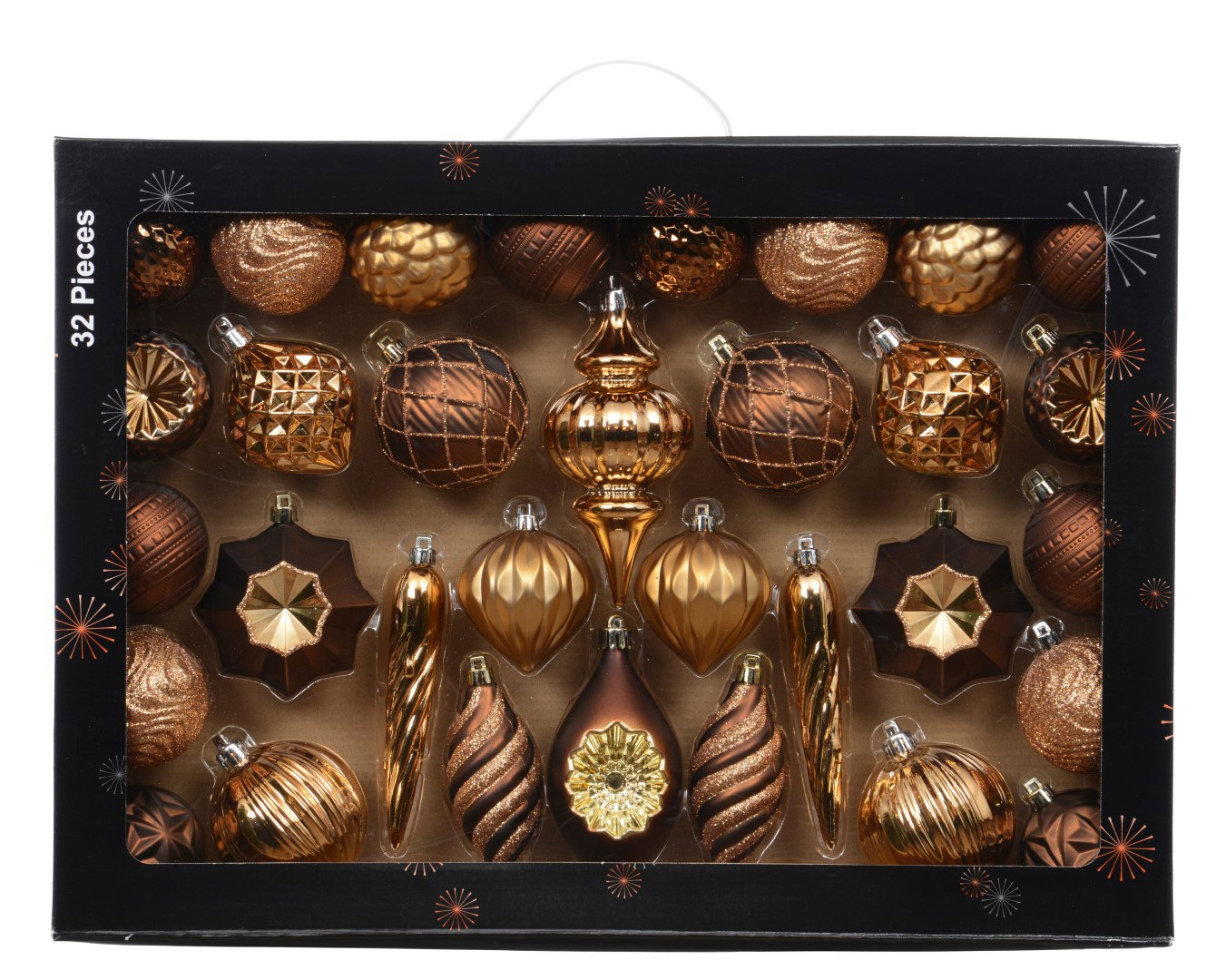 Decoris Mixdoos 33.5x8x47.3 bruin  - 