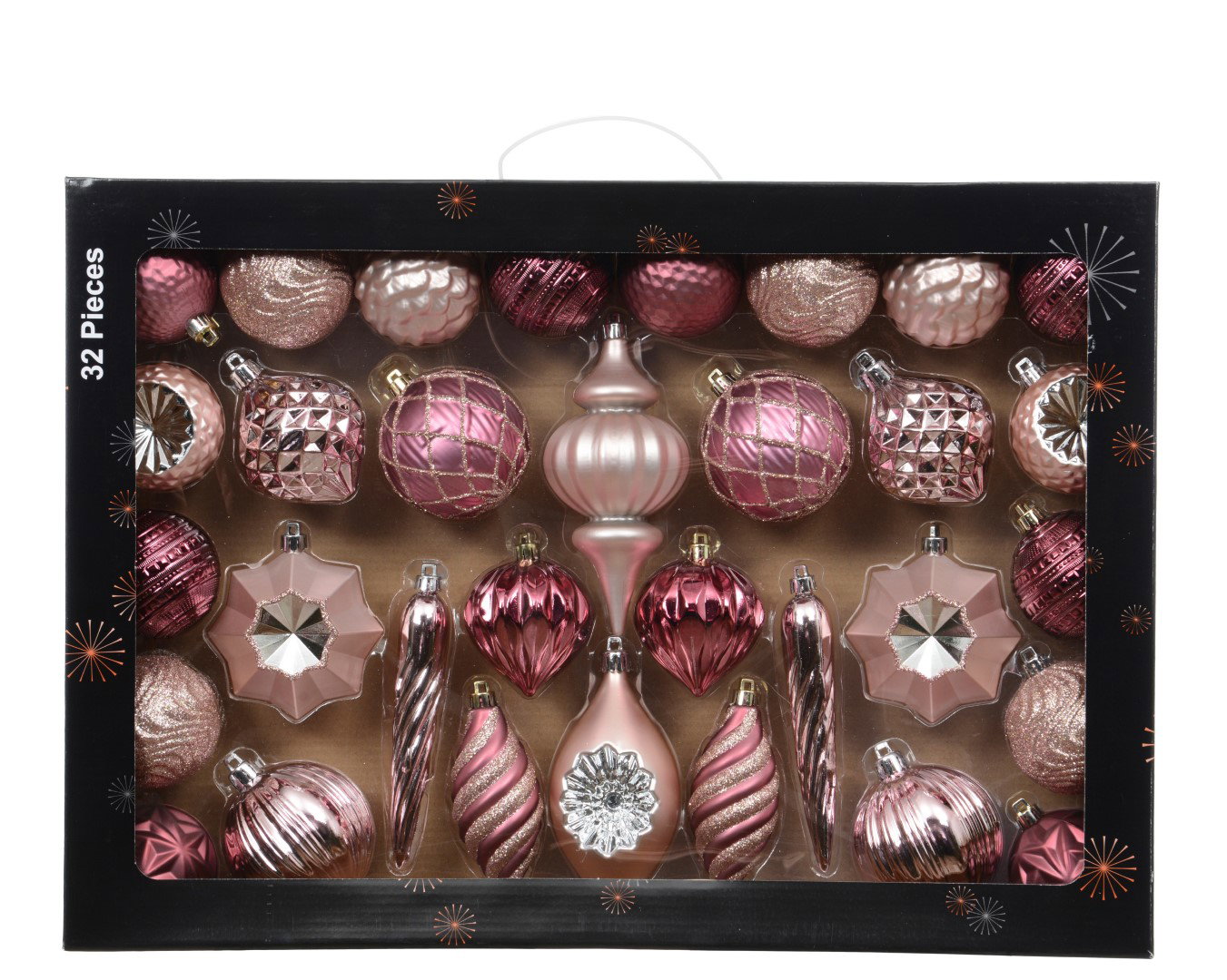 Decoris Mixdoos 33.5x8x47.3 roze  - 