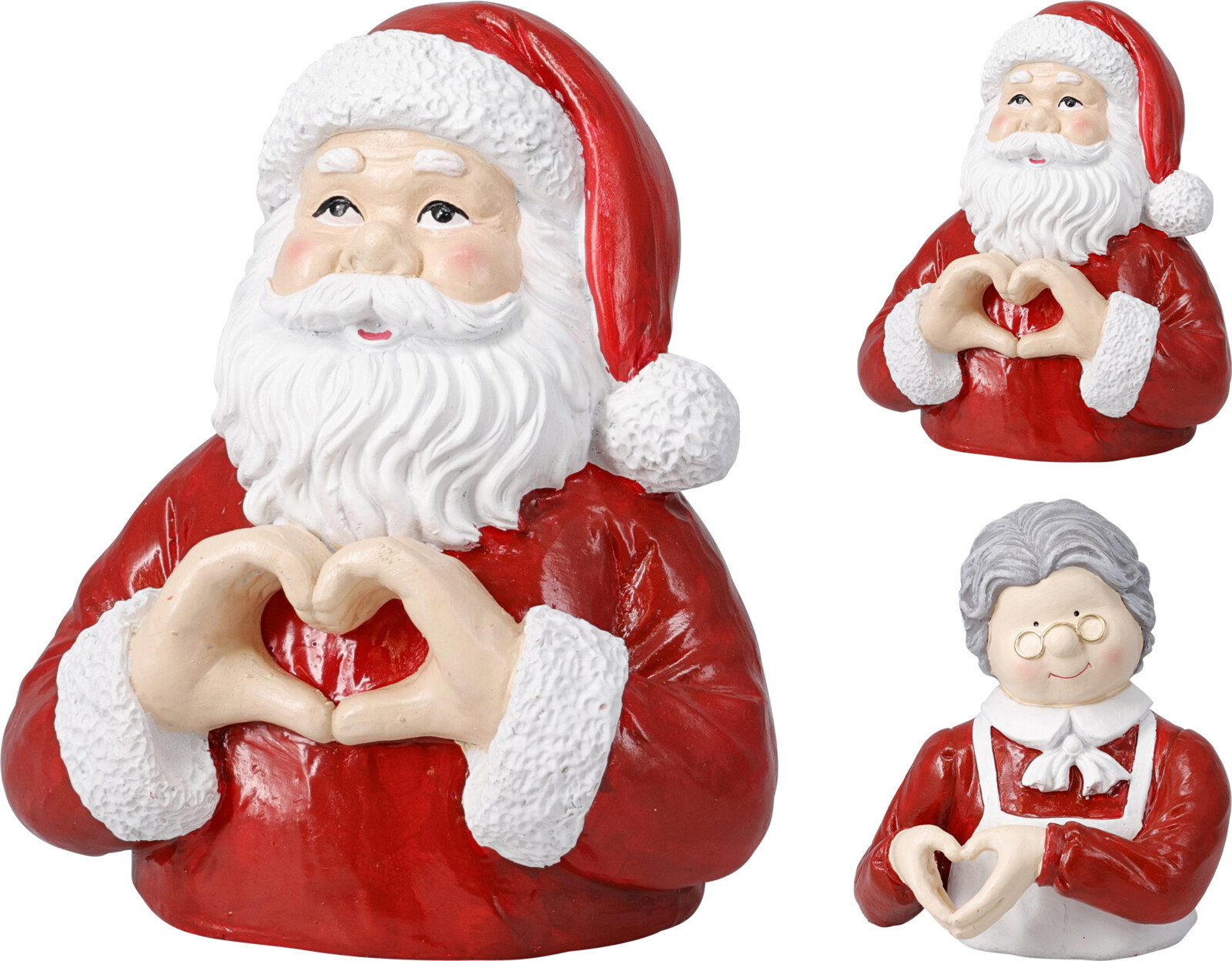 Kerstman 21 cm 2ass design 1 stuk Nampook - Nampook