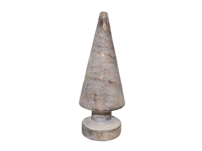 Xmas tree cone plain m, gold - Hortus