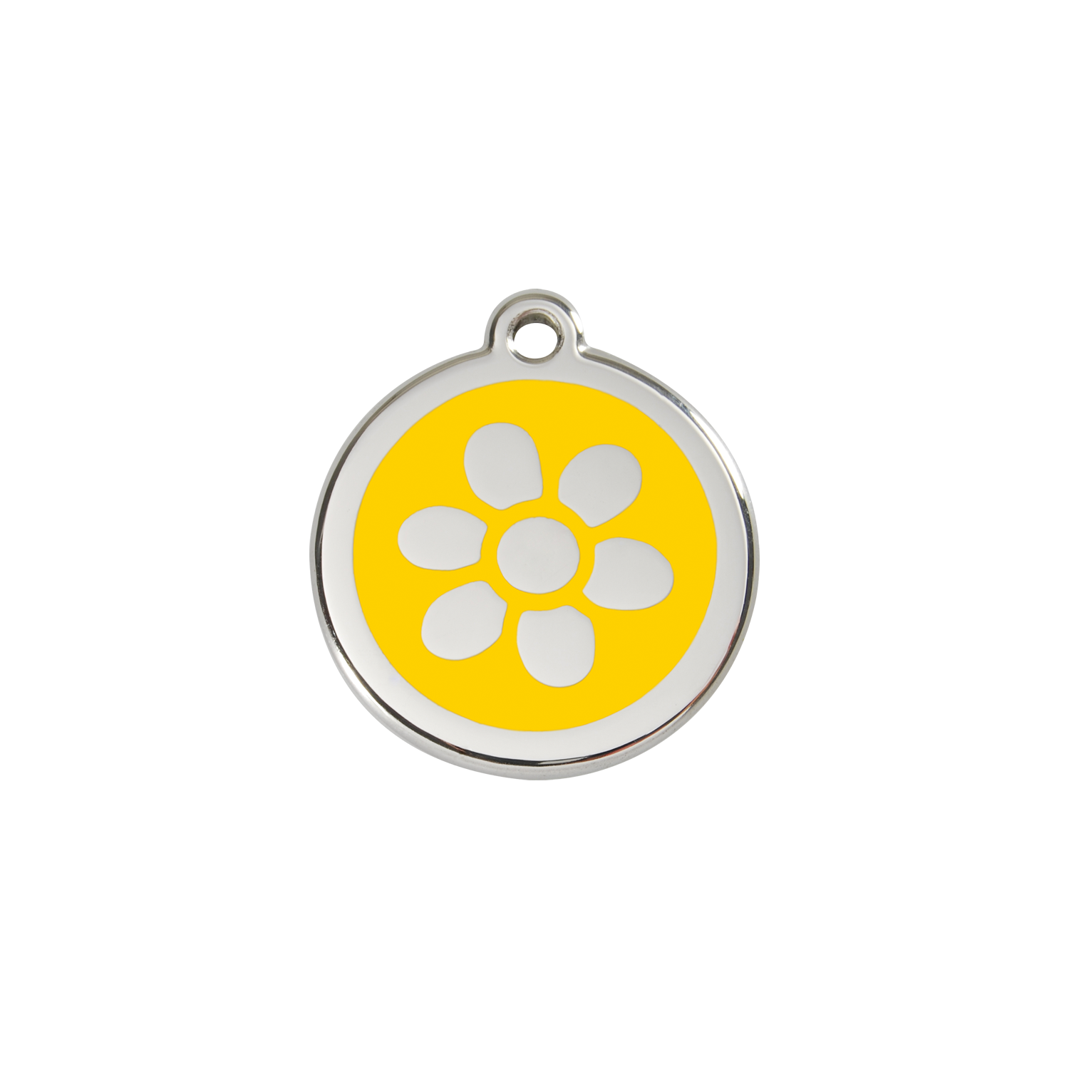 https://cdn.warentuin.nl/media/catalog/product/S/C/SCAN9330725005389_reddingo_hondenpenning_flower_yellow_roestvrijstalen_hondenpe_741c.png