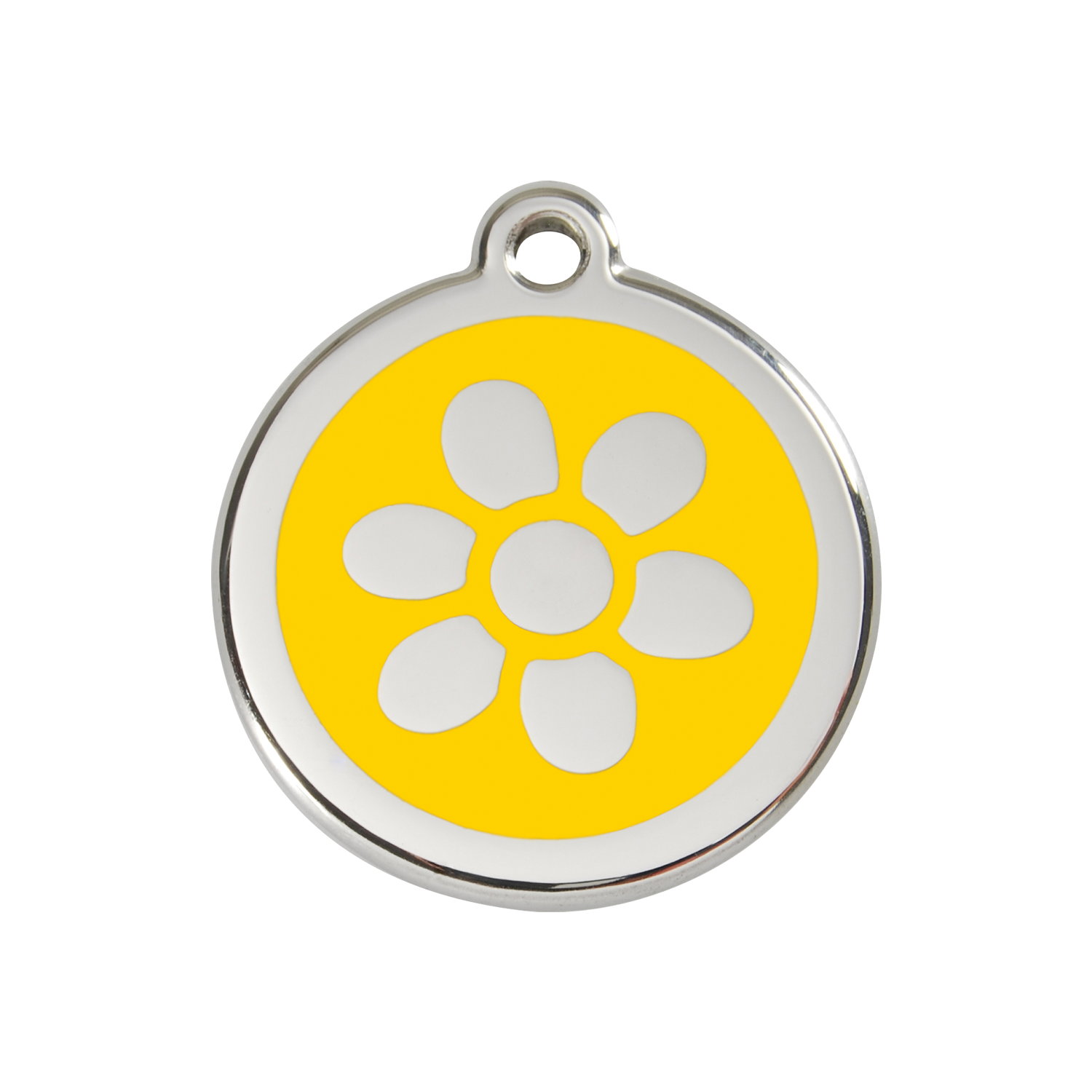 https://cdn.warentuin.nl/media/catalog/product/S/C/SCAN9330725005396_reddingo_hondenpenning_flower_yellow_roestvrijstalen_hondenpe_a6bf.png