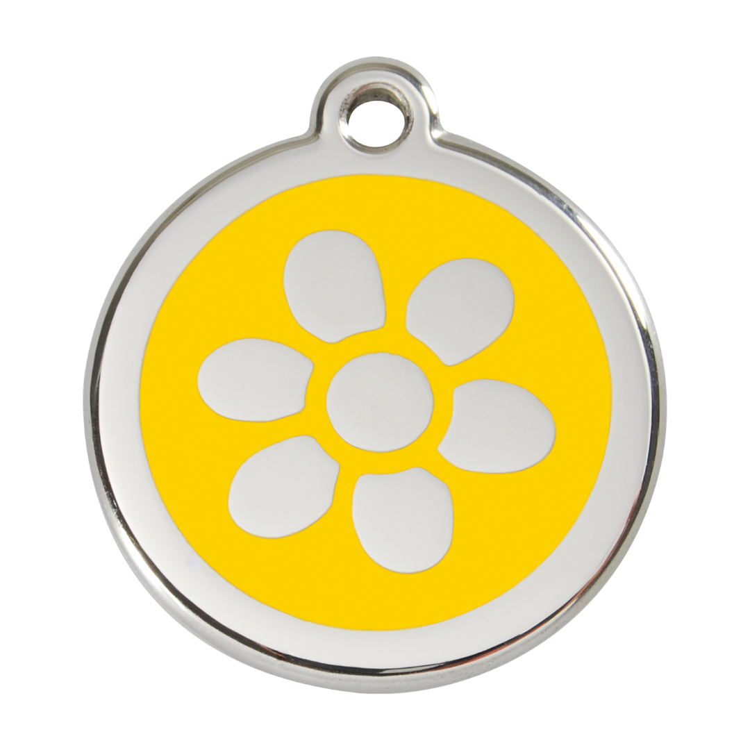 https://cdn.warentuin.nl/media/catalog/product/S/C/SCAN9330725005402_reddingo_hondenpenning_flower_yellow_roestvrijstalen_hondenpe_e63c.png