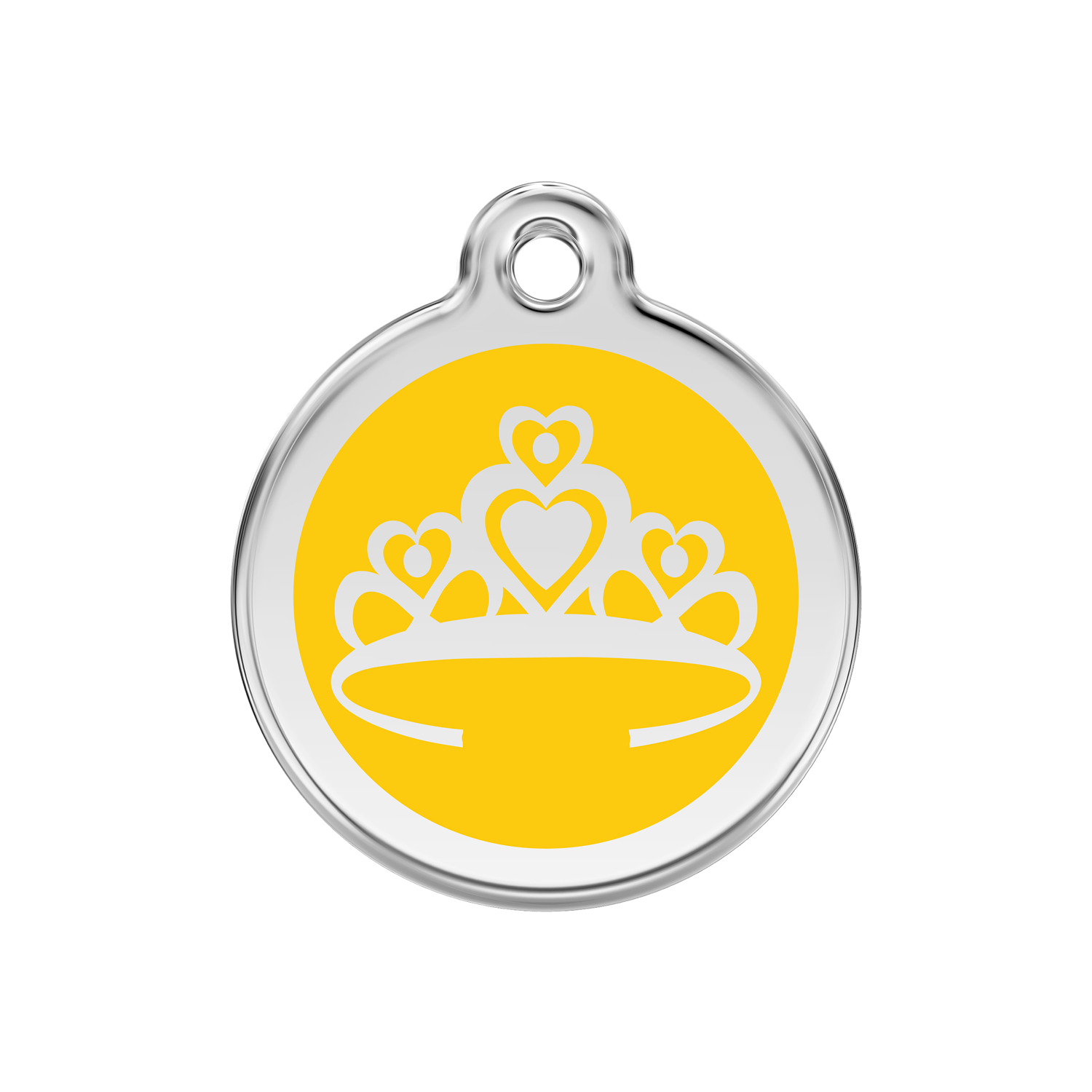 https://cdn.warentuin.nl/media/catalog/product/S/C/SCAN9330725035300_reddingo_hondenpenning_crown_yellow_roestvrijstalen_hondenpen_5348.png