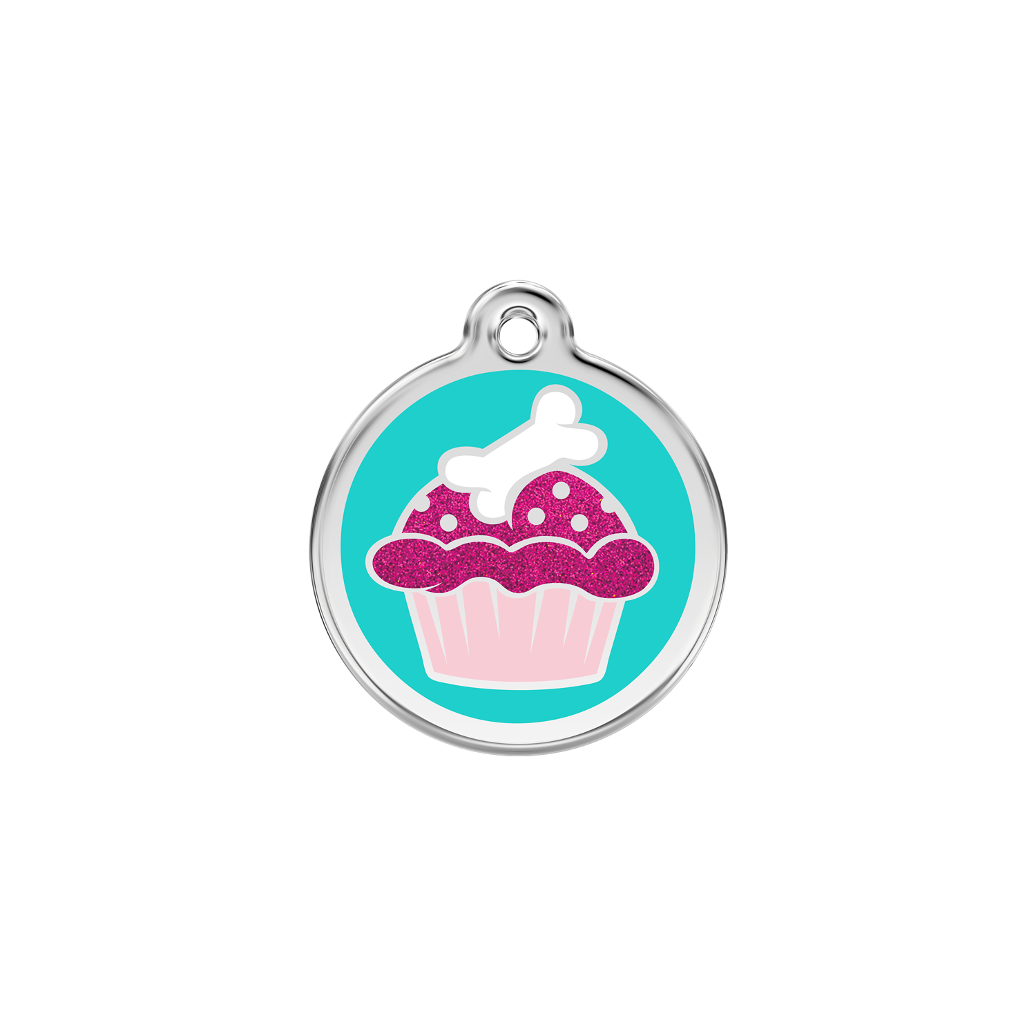 https://cdn.warentuin.nl/media/catalog/product/S/C/SCAN9330725045316_reddingo_hondenpenning_cupcake_aqua_glitter_hondenpenning_sma_1bac.png