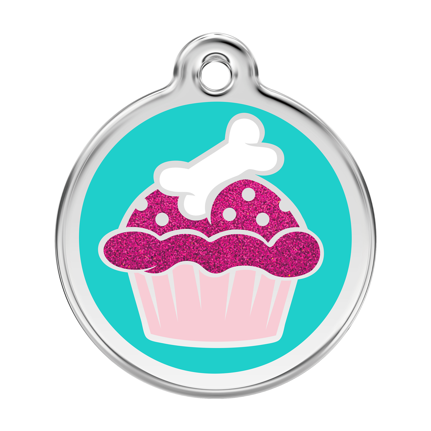 https://cdn.warentuin.nl/media/catalog/product/S/C/SCAN9330725045330_reddingo_hondenpenning_cupcake_aqua_glitter_hondenpenning_lar_bb66.png