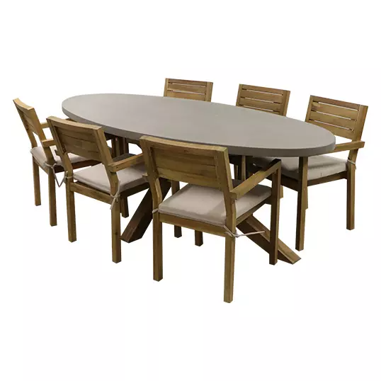 Buitengewoon de boet Terschelling Diningset  - 