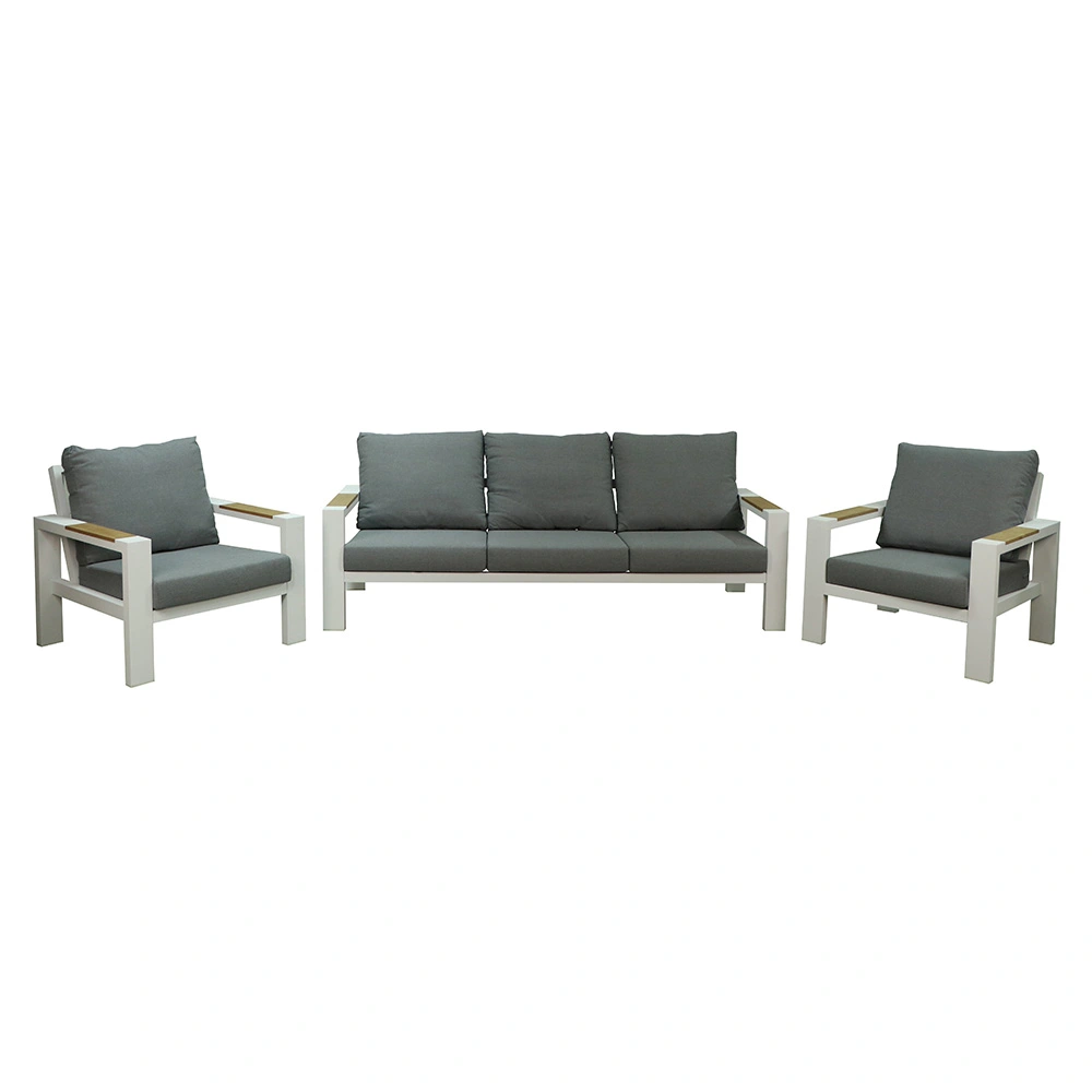 Buitengewoon de boet Benton Loungeset 3 dlg. - Wit  - 