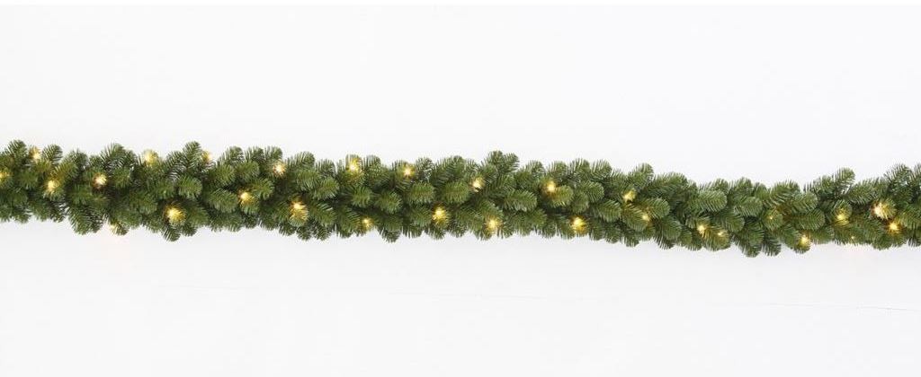 Alaskan Pine guirlande slinger 270 x 25 cm met warm LED kerstboom Holiday Tree - Holiday tree