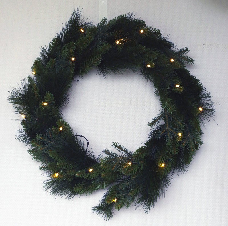 Fraser krans 50 cm met warm LED kerstboom Holiday Tree - Holiday tree