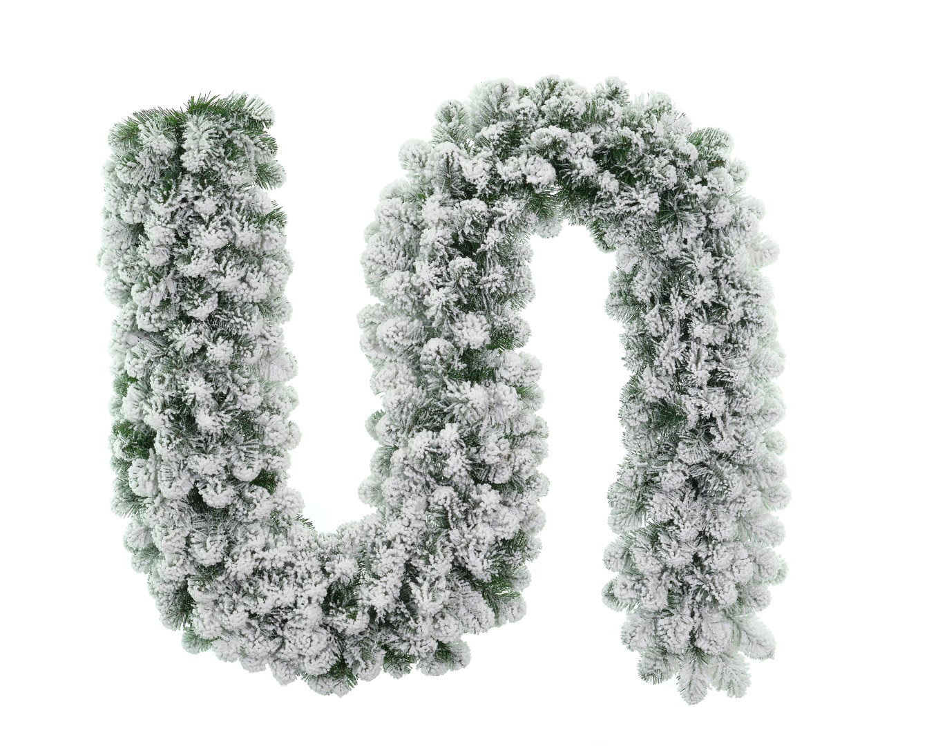 Kerstslinger Flocked Colorado Garland 270 x 30 kerstboom Holiday Tree - Holiday tree