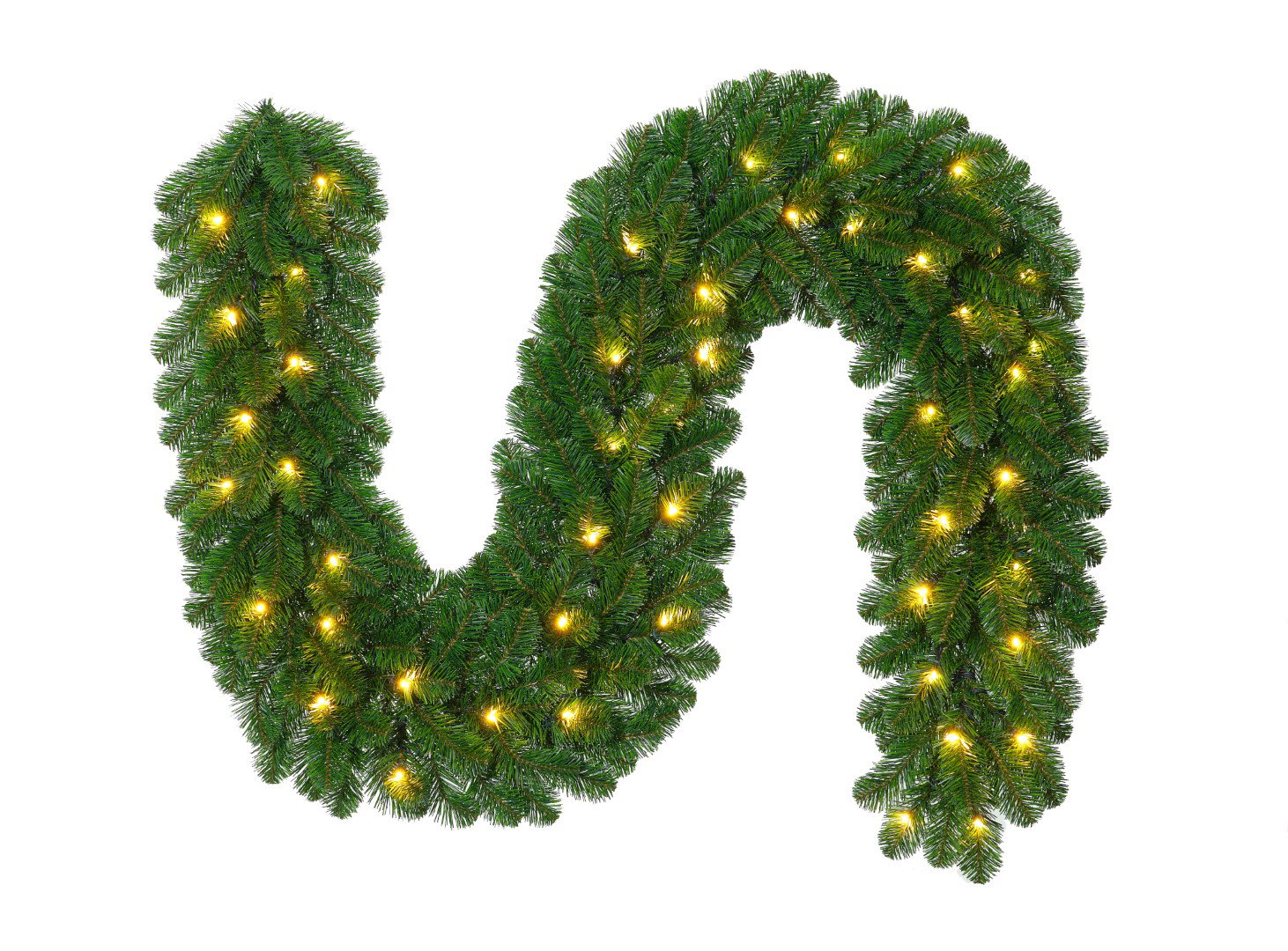 Kerstslinger Colorado Garland 270 x 35 met Led verlichting kerstboom Holiday Tree - Holiday tree