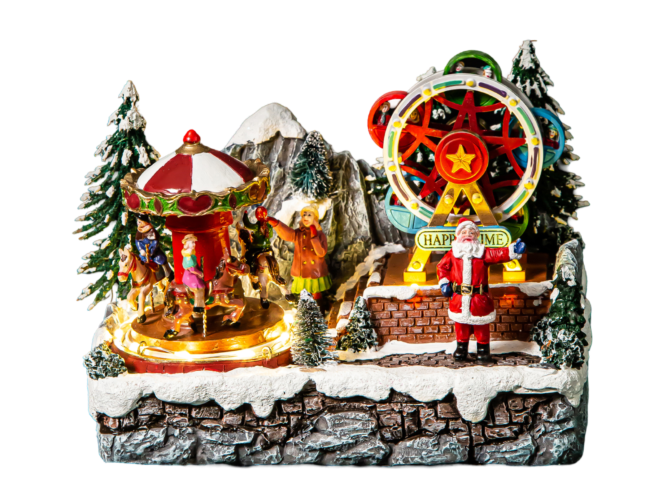Carrousel, Reuzenrad & Kerstman - Oosterik Home