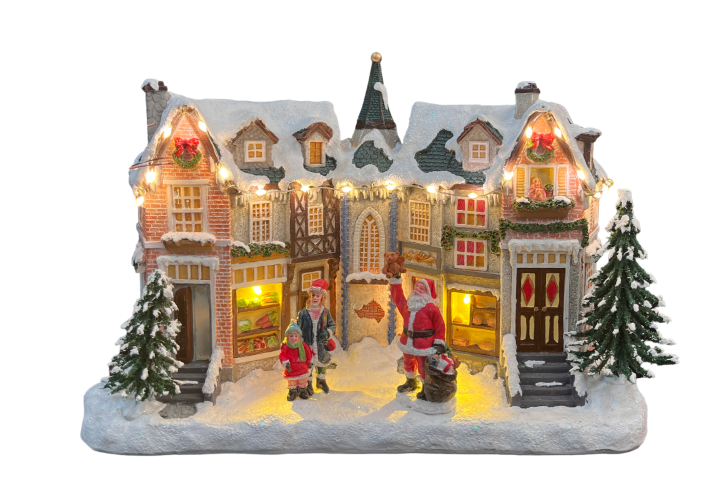Kerstman Met Teddybeer - Oosterik Home