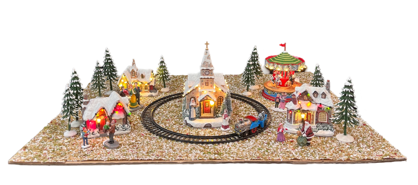 Kerstdorp Met Trein - Oosterik Home