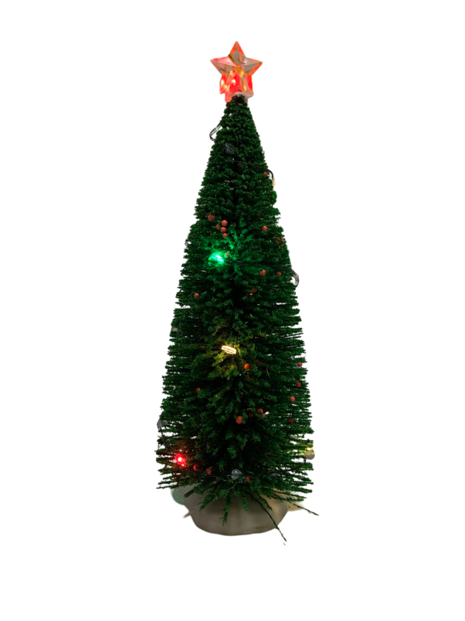 Verlichte Dennenboom Met Ster - Oosterik Home