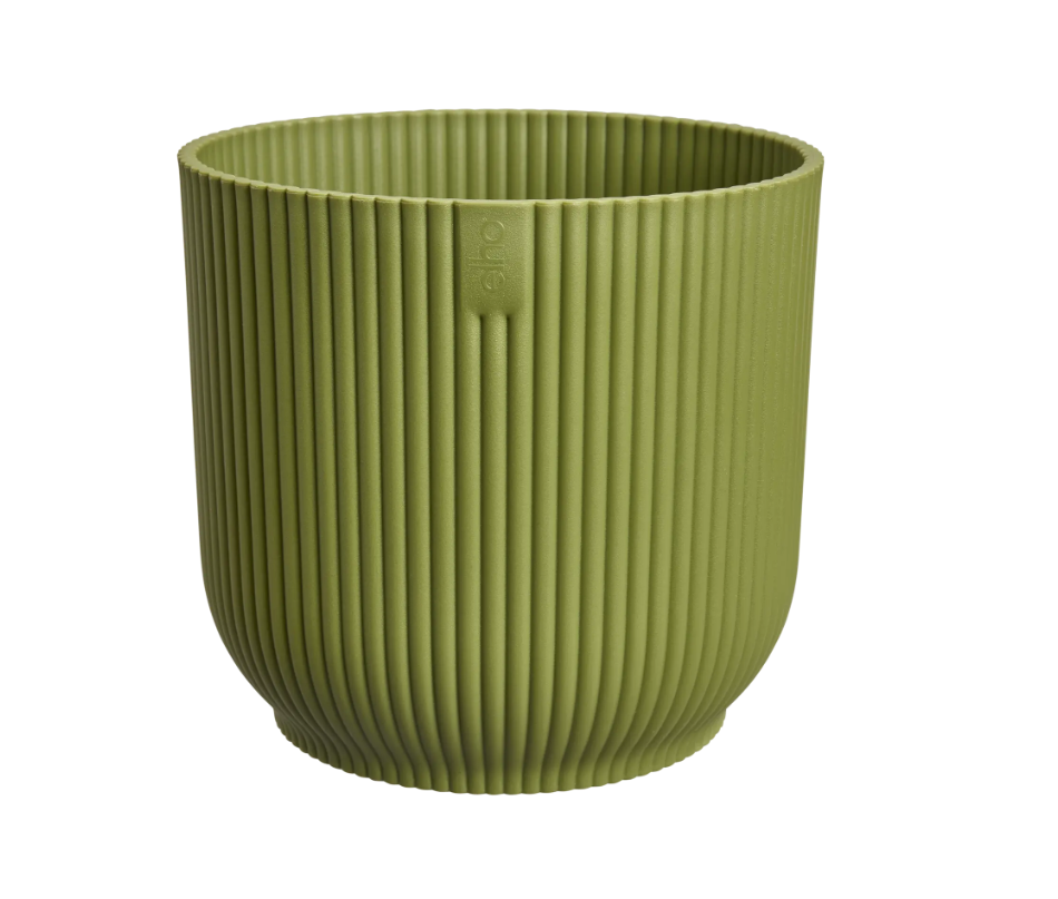Elho Vibes fold rond mini 7 cm varengroen bloempot – groen