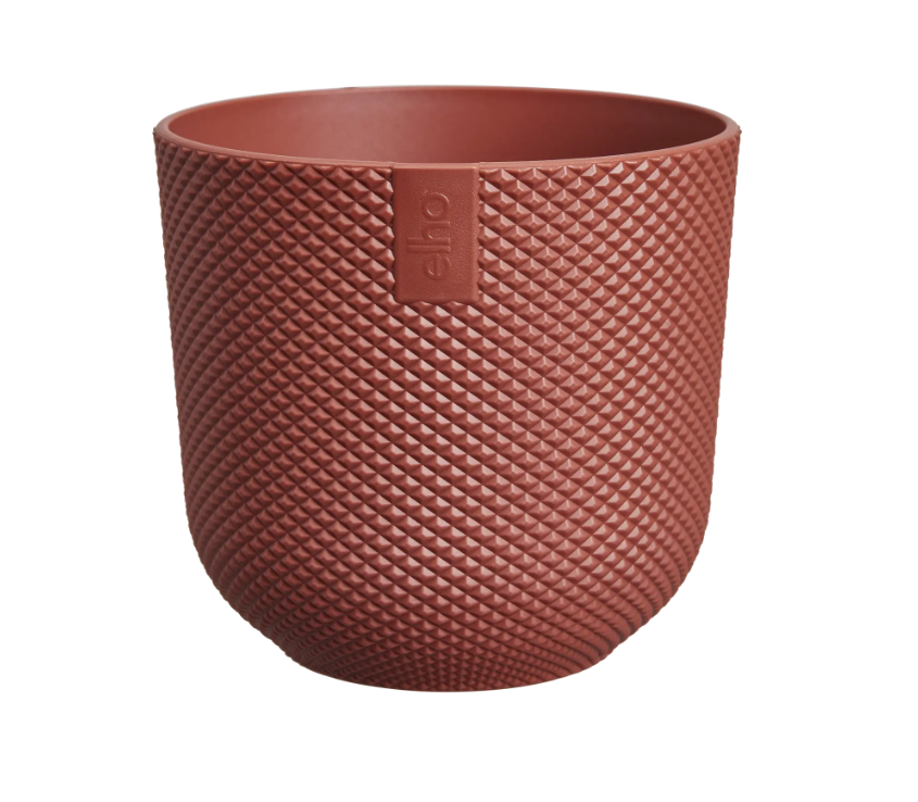 Jazz rond mini 11 cm toscaans rood bloempot elho - Elho