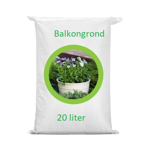 Terras balkongrond aarde 20 liter Warentuin Mix