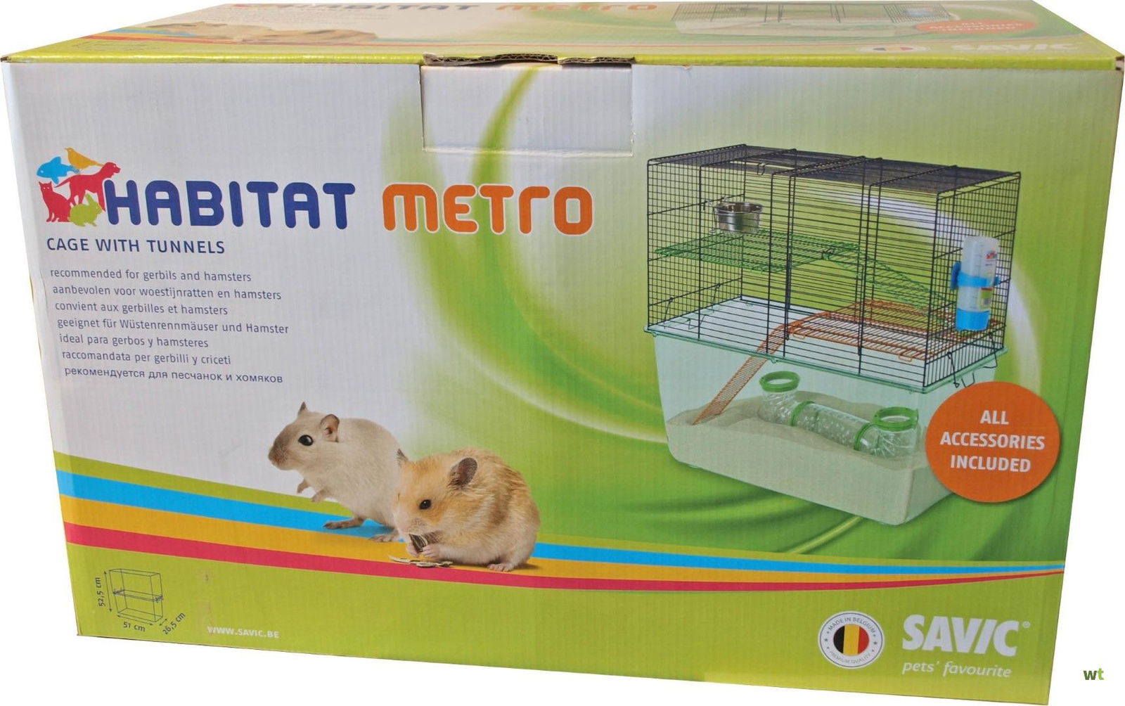 Savic Habitat metro gerbil hamsterset compleet Savic Gebr. de Boon