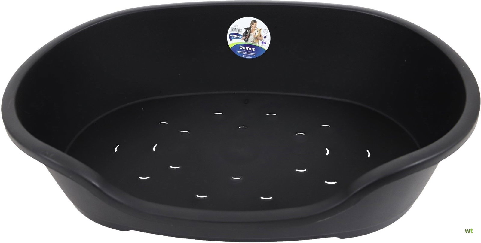 Moderna plastic hondenmand warmgrijs, 80 cm. - Dierenspeciaalzaak Hereba