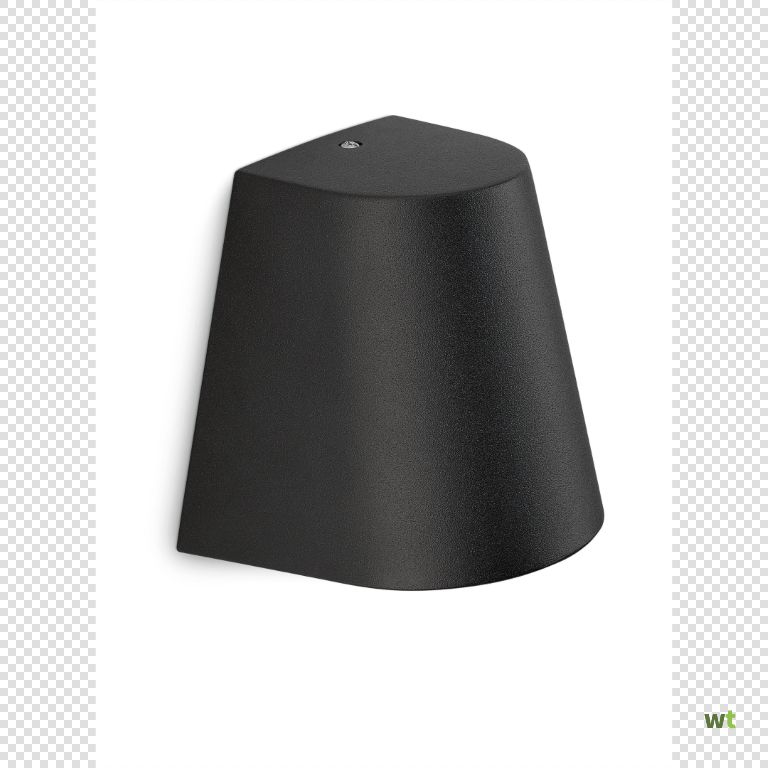 Raindrop buitenwandlamp 1-lichts zwart verlichting Philips