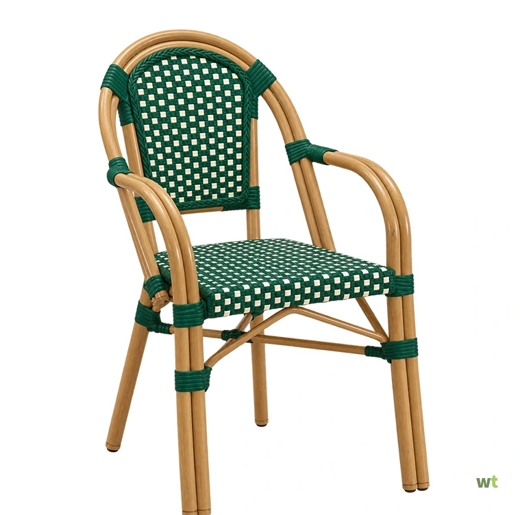 Outlet D: Tuinarmstoel Wicker - keuze uit 3 kleuren - Warentuin Collection