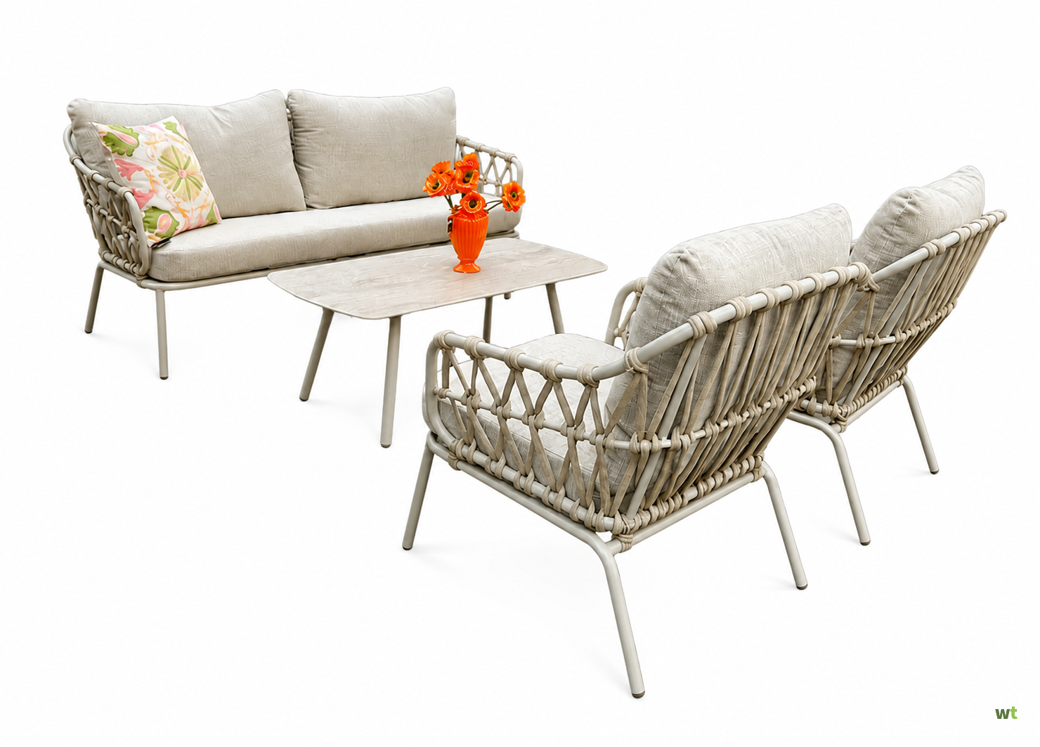 Outlet X: Tuinset Alban - 4-Delige Loungeset - Warentuin Collection