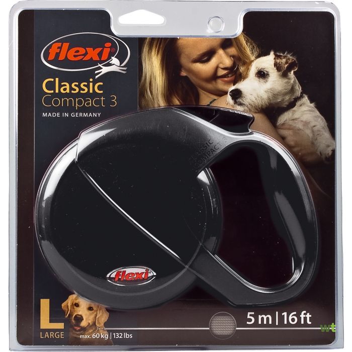 Rollijn Flexi compact 3 large zwart