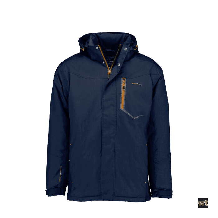 Heren Winterjas Halflang | Groene Parka met Bontkraag