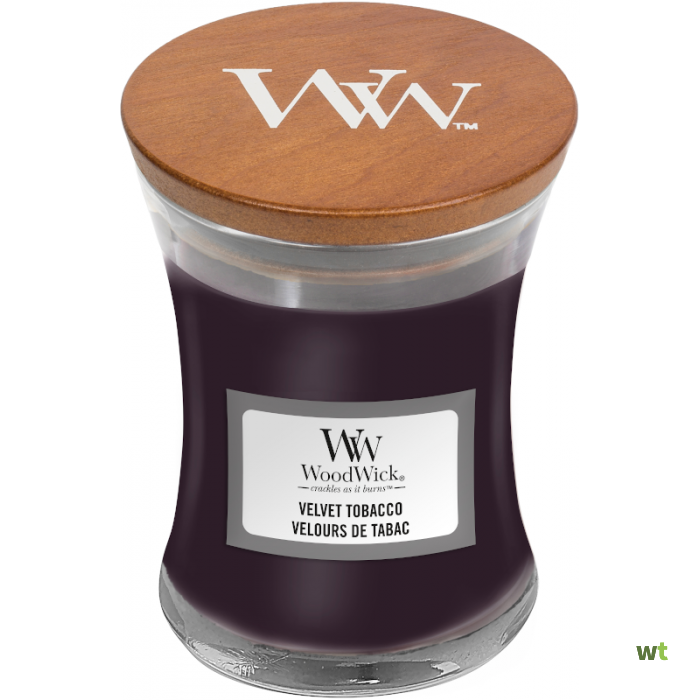 velvet tobacco candle WoodWick Saffron Middle Woodwick 1666276E Velvet Tobacco Scented