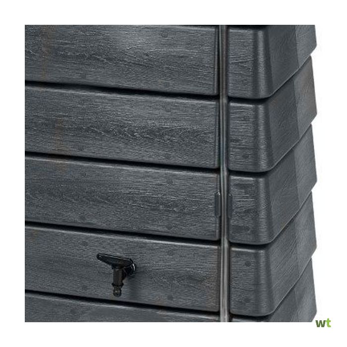 Regentank 276L kunststof antraciet H135x60x40cm Nature