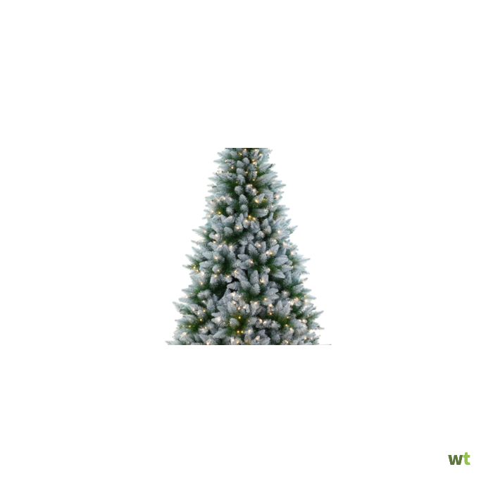 Kerstboom Frosted Allison 210 cm met Warm Led verlichting kerstboom