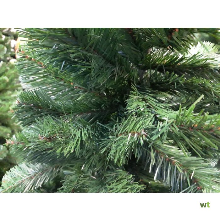 LILIIN Kunstkerstboom, 210 cm, dennenboom met verlichting, wit en groen