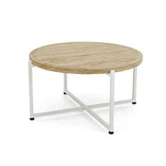 Bijzettafel Milou Dining dia. 74 cm teak tuinmeubel Applebee