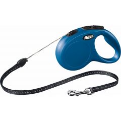 Rollleine Classic Kordel S 5 Meter blau Flexi