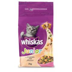 Kattenvoer Droog Junior Kip zak 1,9 kg Whiskas