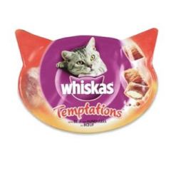 Temptations rundvlees 60g Whiskas