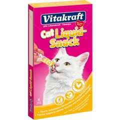 Kat Cat-Liquid snack kip & taurine 6 stuks Gebr. de Boon Vitakraft